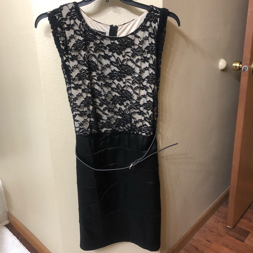 Black cocktail dress